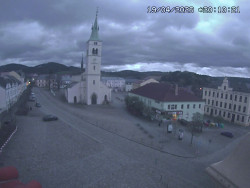 Náměstí, koste sv. Markéty