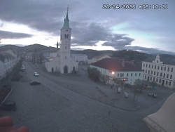 Náměstí, koste sv. Markéty