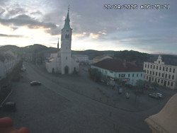 Náměstí, koste sv. Markéty