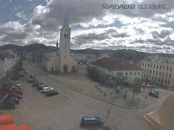 Náměstí, koste sv. Markéty