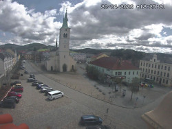 Náměstí, koste sv. Markéty