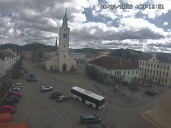 Náměstí, koste sv. Markéty