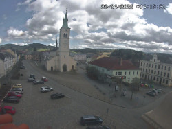 Náměstí, koste sv. Markéty