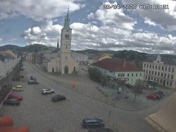 Náměstí, koste sv. Markéty