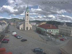 Náměstí, koste sv. Markéty