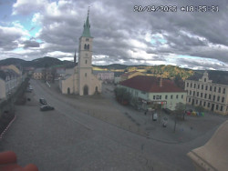 Náměstí, koste sv. Markéty