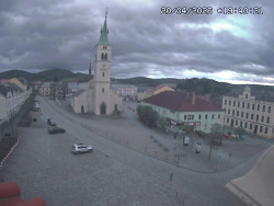 Náměstí, koste sv. Markéty