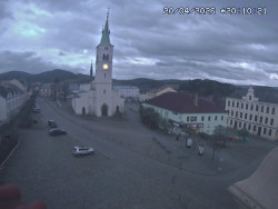 Náměstí, koste sv. Markéty