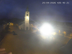 Náměstí, koste sv. Markéty