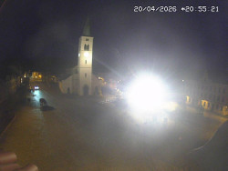 Náměstí, koste sv. Markéty