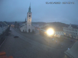 Náměstí, koste sv. Markéty