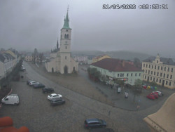 Náměstí, koste sv. Markéty