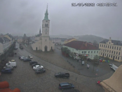 Náměstí, koste sv. Markéty