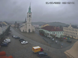 Náměstí, koste sv. Markéty