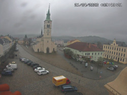 Náměstí, koste sv. Markéty