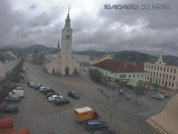 Náměstí, koste sv. Markéty