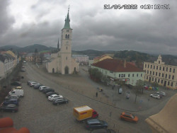 Náměstí, koste sv. Markéty