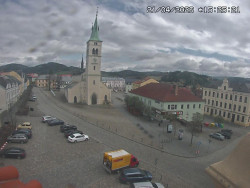 Náměstí, koste sv. Markéty