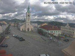 Náměstí, koste sv. Markéty