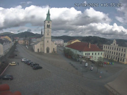 Náměstí, koste sv. Markéty