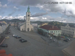 Náměstí, koste sv. Markéty