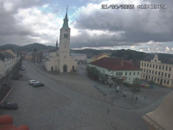 Náměstí, koste sv. Markéty