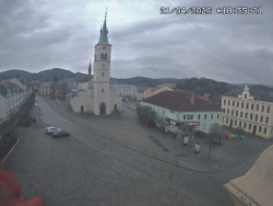 Náměstí, koste sv. Markéty