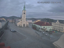 Náměstí, koste sv. Markéty