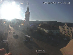 Náměstí, koste sv. Markéty