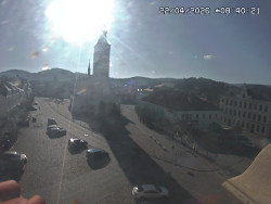 Náměstí, koste sv. Markéty