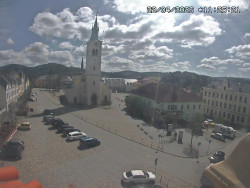 Náměstí, koste sv. Markéty