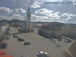 Náměstí, koste sv. Markéty