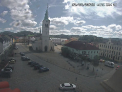 Náměstí, koste sv. Markéty