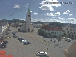 Náměstí, koste sv. Markéty