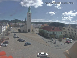 Náměstí, koste sv. Markéty