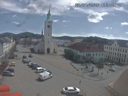 Náměstí, koste sv. Markéty