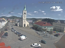 Náměstí, koste sv. Markéty