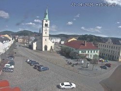 Náměstí, koste sv. Markéty