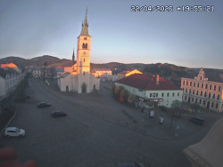 Náměstí, koste sv. Markéty