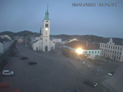 Náměstí, koste sv. Markéty