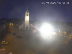 Náměstí, koste sv. Markéty