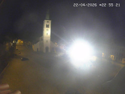 Náměstí, koste sv. Markéty