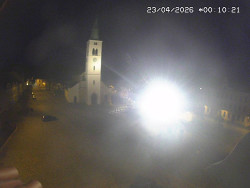 Náměstí, koste sv. Markéty