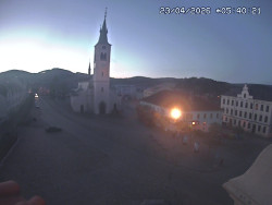 Náměstí, koste sv. Markéty