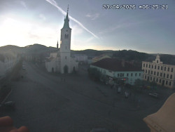 Náměstí, koste sv. Markéty