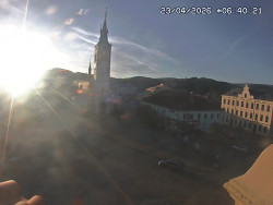 Náměstí, koste sv. Markéty