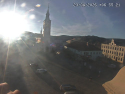 Náměstí, koste sv. Markéty