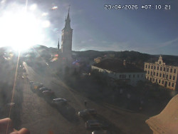 Náměstí, koste sv. Markéty