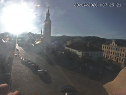 Náměstí, koste sv. Markéty