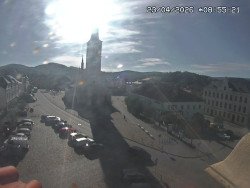 Náměstí, koste sv. Markéty